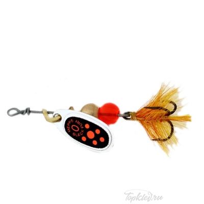 Блесна вращающаяся Mepps "Black Fury ORANGE MCH AG" блистер №0