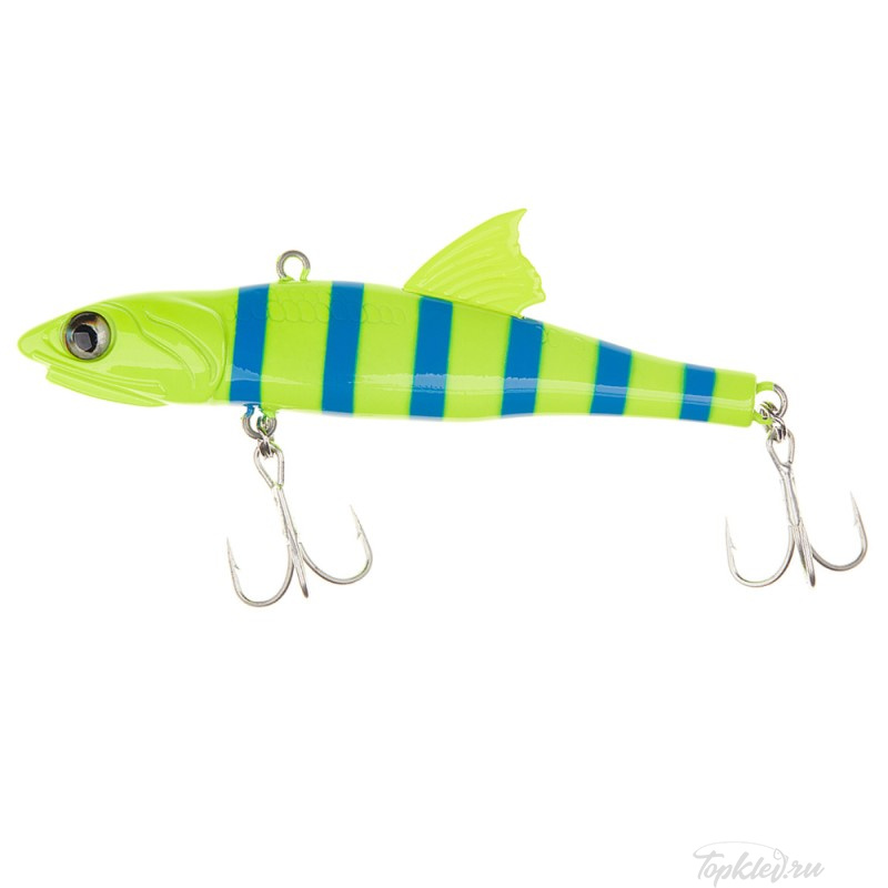 Воблер Little Jack Forma Adict 100мм 32гр #Zebra yellow blue