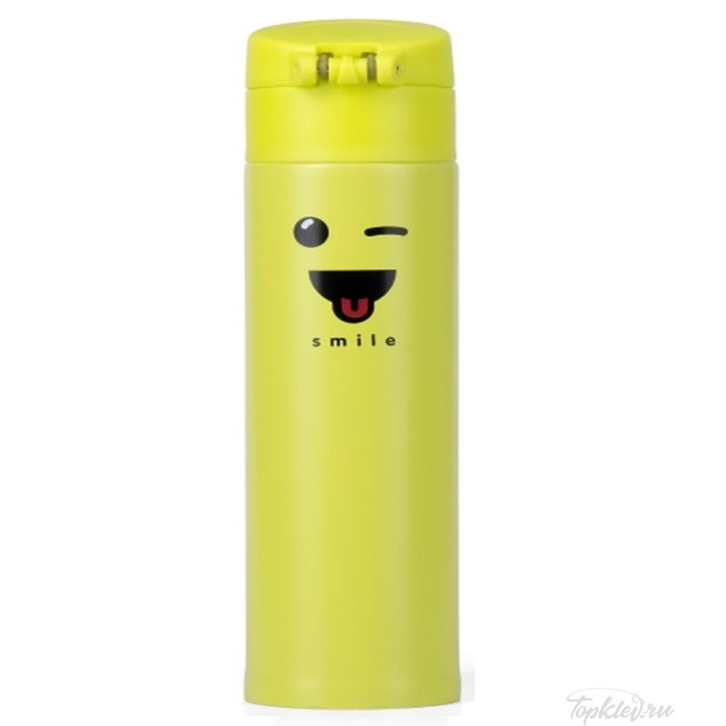 Термобутылка Barouge для прогулок и путешествий BT-145 металл ЖЕЛТЫЙ 350мл