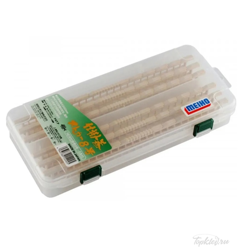 Набор мотовилец Meiho Shikakemaki Stocker 8 (275х131х45мм) #Clear