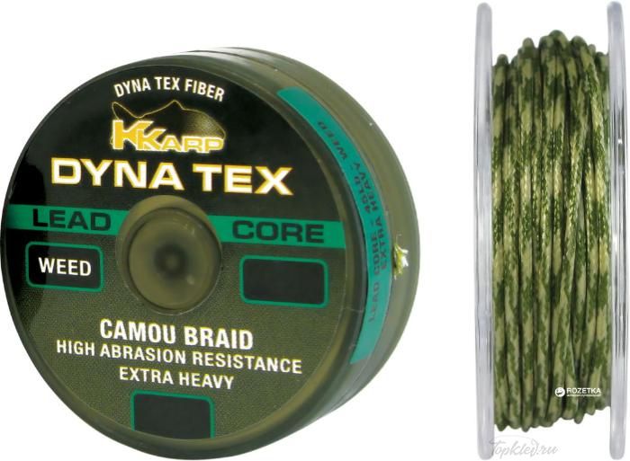 Лидкор ACE Hard-On Camo Lead Core - Weed 45lb x 5m материал для противозакручивателя зел.