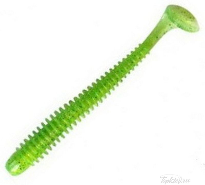 Приманка силиконовая Keitech Swing Impact 2" #424 Lime Chartreuse