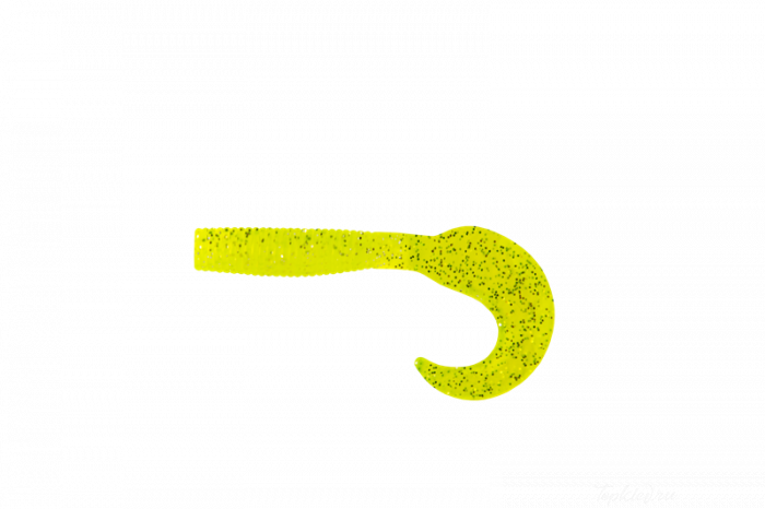 Приманка мягкая Allvega "Flutter Tail Grub" 8см 3,6г (7шт.) цвет chartreuse