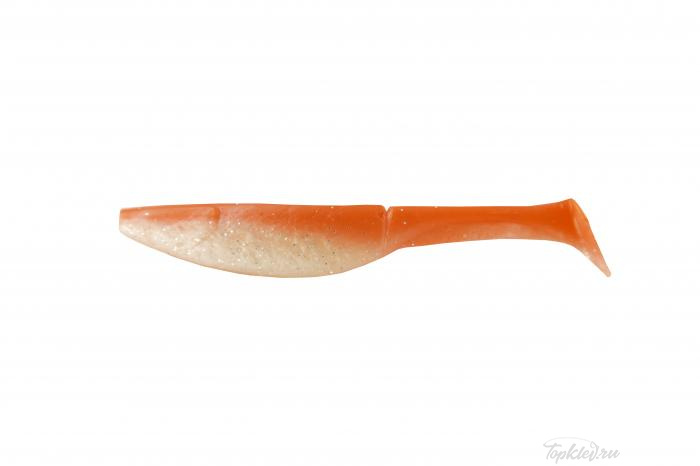 Приманка мягкая Allvega "Belly Dance Shad" 7см 3,5г (7шт.) цвет orange back silver flake