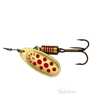 Блесна вращающаяся Mepps "Comet PTS Rouges OR" блистер №3
