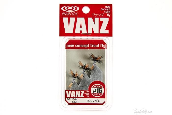 Набор Vanfook Dry Fly 1604 wolf grey