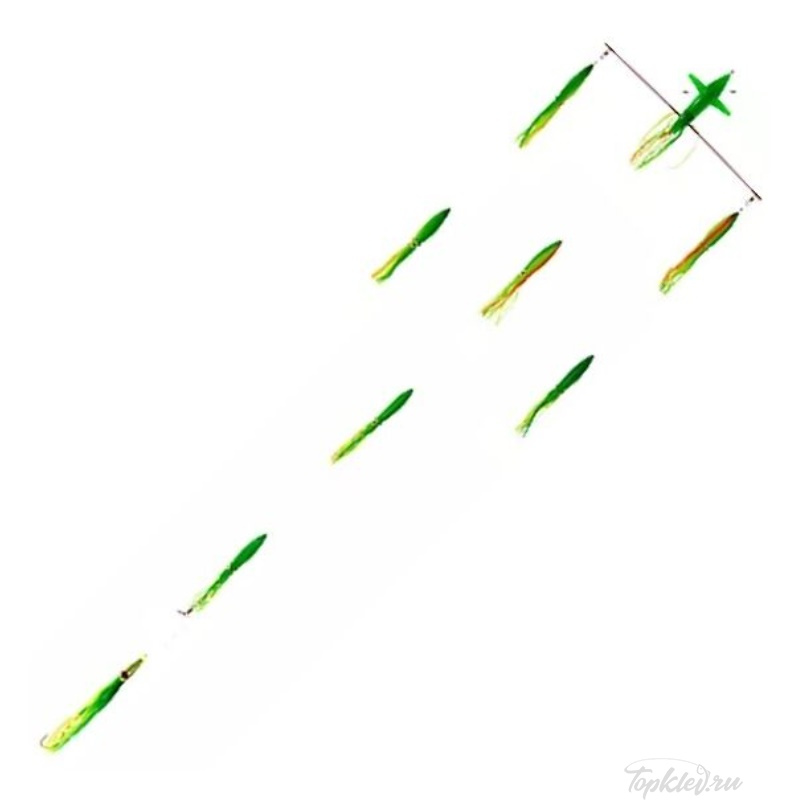 Оснастка Higashi 18 Left Direction Flock fish 9 Squid 580гр #Zucchini