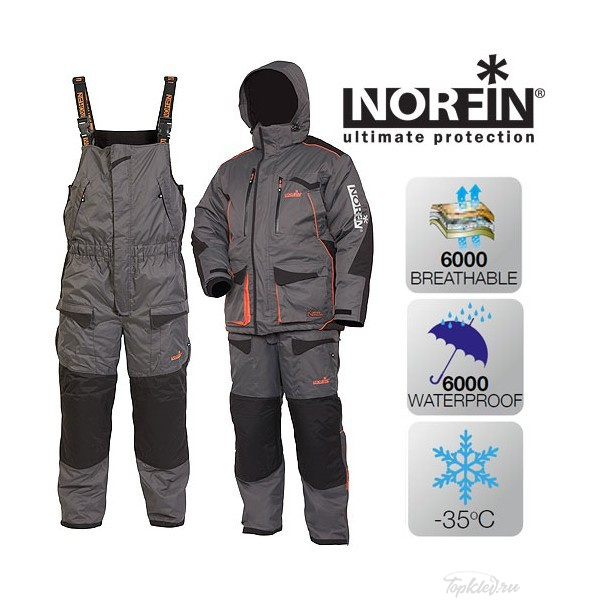 Костюм зимний Norfin Discovery Gray 01 размер S (451101-S)