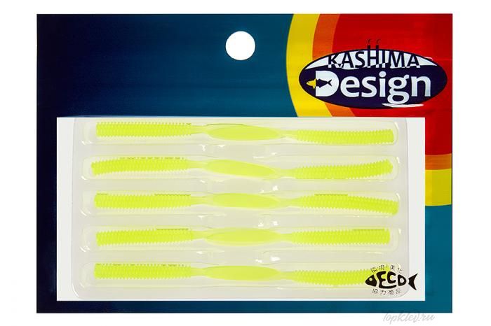 Приманка Kahara Aji Leech 1.9" #Pickles Yellow