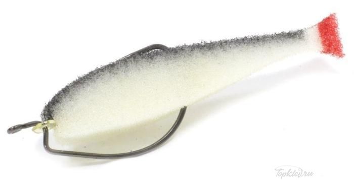 Рыбка поролоновая LeX Classic Fish 8 OF2 WBB (белое тело/черная спина/красный хвост)