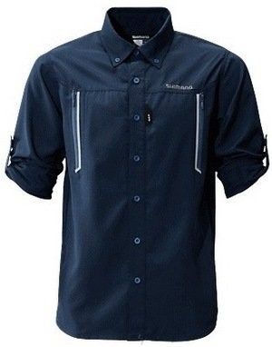 Рубашка Shimano AIRVENTI Fishing Shirts SH-099N (синий) L