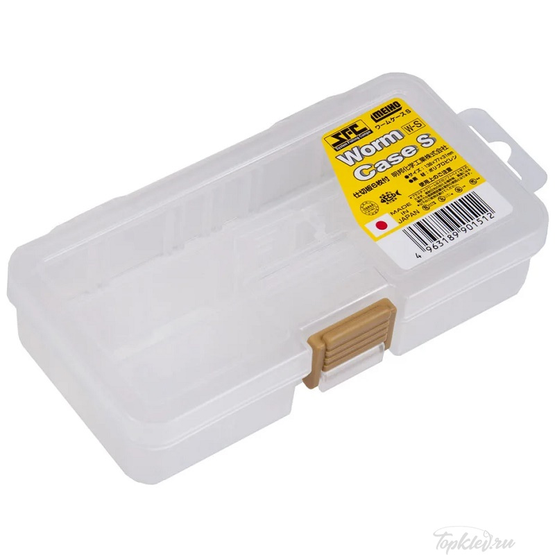 Коробка Meiho SFC Worm Case S (138x77x31мм) #Clear