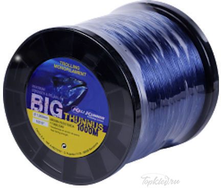 Леска нейлоновая Kali Kunnan B1000 BIG TUNA 1000m 130Lbs 1,170мм