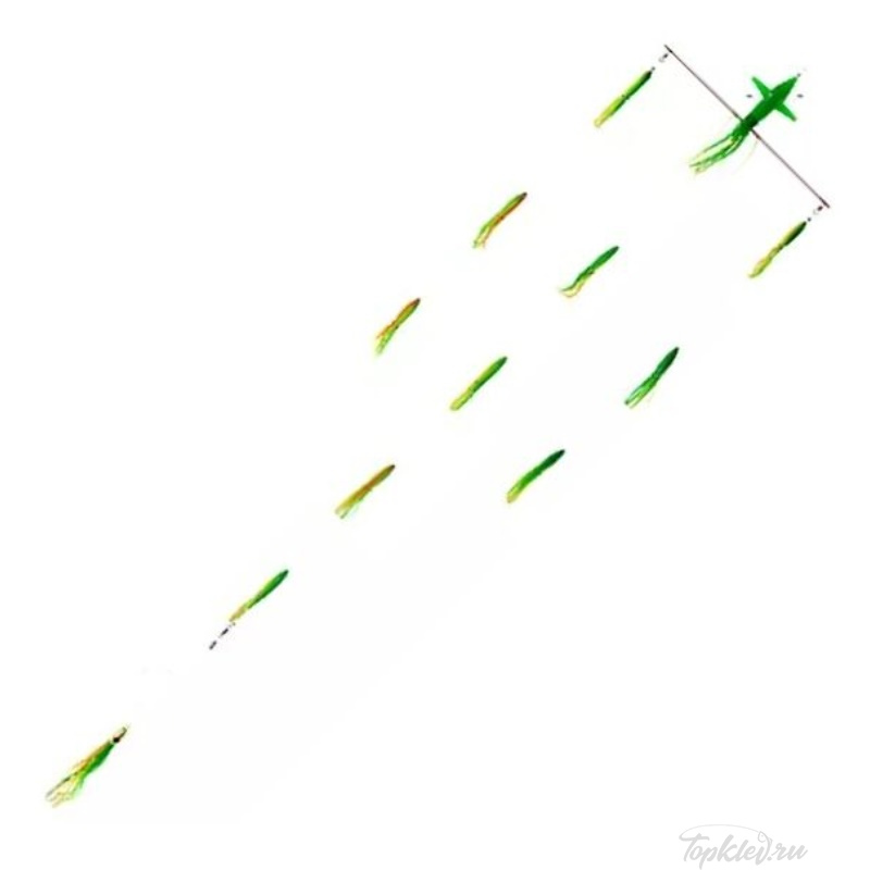 Оснастка Higashi 18 Right Direction Flock fish 6 Squid 490гр #Zucchini