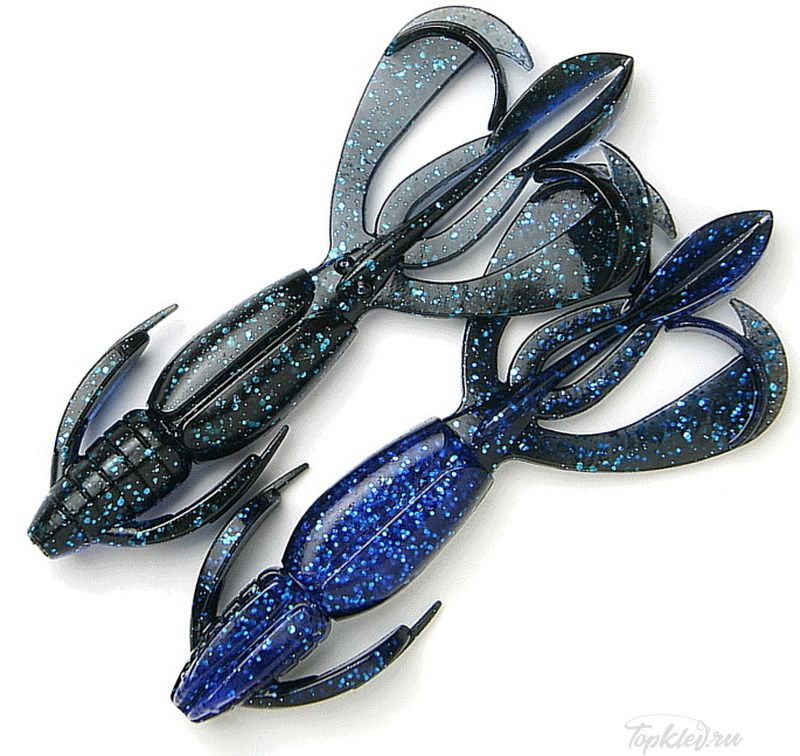 Приманка силиконовая Keitech Crazy Flapper 3.6" #413 Black Blue