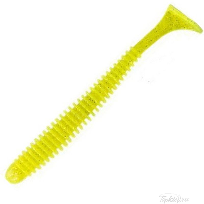 Приманка мягкая Allvega "Skinny Tail" 7,5см 2,5г (7шт.) цвет chartreuse