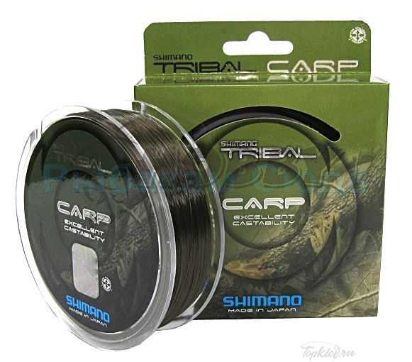 Леска Shimano Tribal Carp Line 300m 0,28mm Green Brown