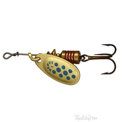 Блесна вращающаяся Mepps "Comet PTS Bleus OR" (3,5г) блистер №1