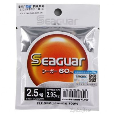 Флюорокарбон Kureha - SEAGUAR 60m #7 0,435mm 6,8кг