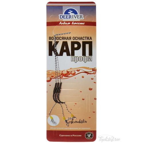 Поводок Dixxon КАРП ПРОФИ БОЙЛ (крючок №8, тест 15lb) (3шт.)