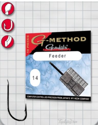 Крючок Gamakatsu G-Method Feeder B №12 (10шт.)