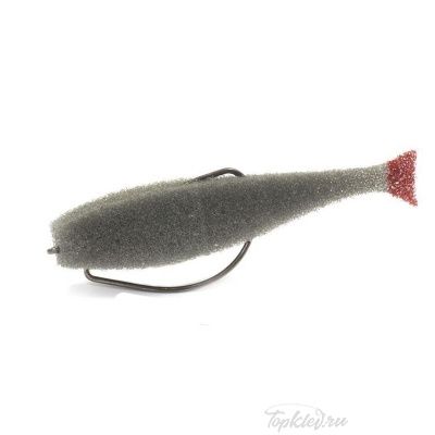 Рыбка поролоновая LeX Classic Fish 12 OF2 G (серое тело/красный хвост)