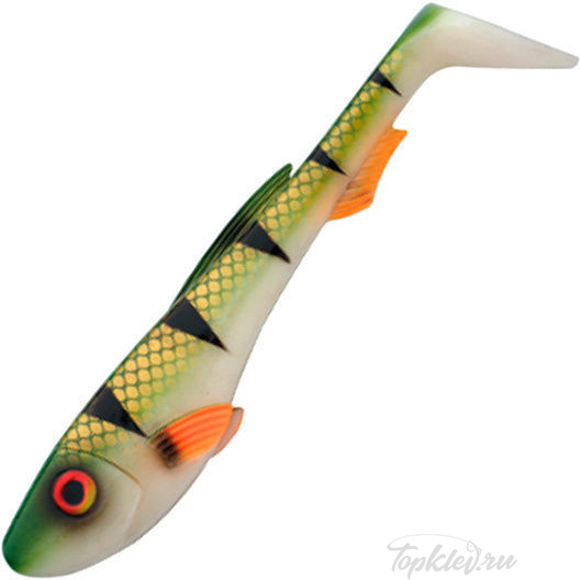 Приманка мягкая Abu Garcia Beast Paddle Tail 21 см Redfin Perch