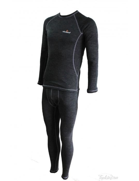Комплект термобелья Woodline "Wool Thermo" (серый) р. XXL