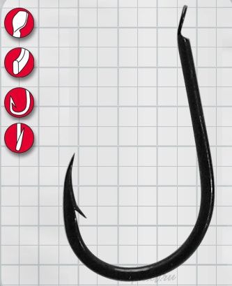 Крючок Gamakatsu G-1 Competition G1-101 №18 (15шт.)