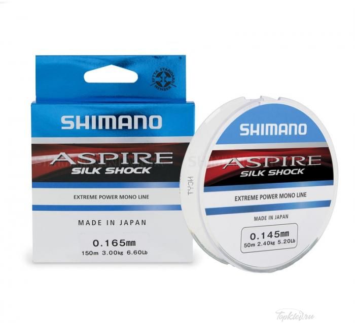 Леска Shimano Aspire Silk Shock 50м 0,10мм 1,2кг