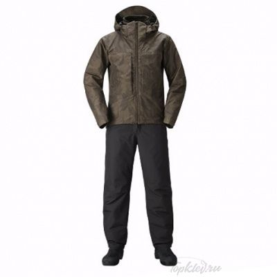 Костюм утеплённый Shimano RB-017T Gore-Tex (р.р EU-L/ JP-LL) цвет Коричневый камуфляж