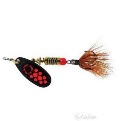 Блесна вращающаяся Mepps "Black Fury ORANGE NR" №2 24 шт.