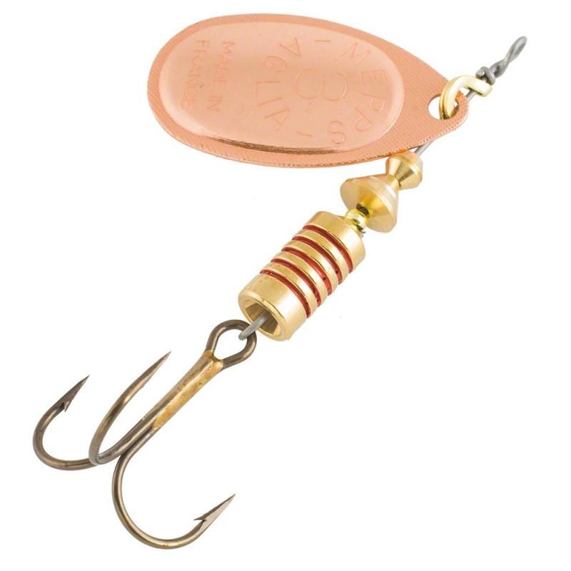 Блесна вращающаяся Mepps "Aglia CU" №3 (6,5г) на подложке 1 шт.