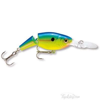 Воблер Rapala Jointed Shallow Shad Rap JSSR05-PRT Воблер Rapala Jointed Shallow Shad Rap JSSR05-PRT