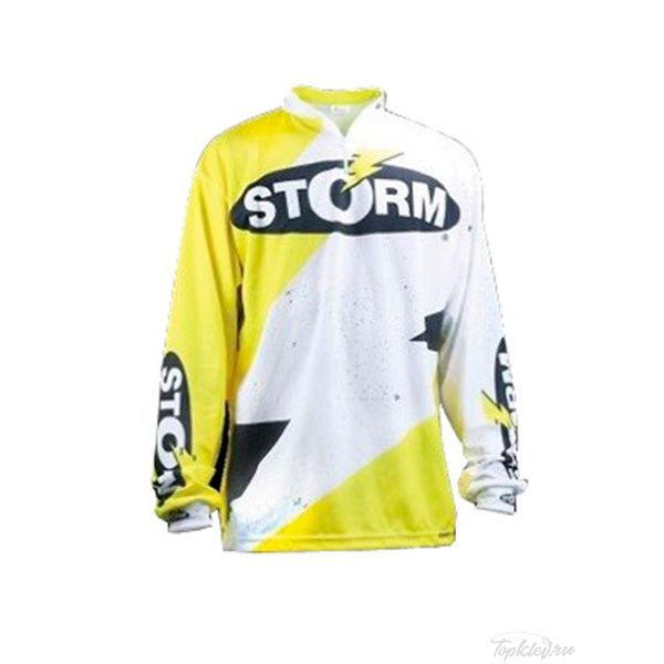 Турнирная джерси Storm M2ST210000, цвет белый, чёрный, желтый, размер 2XL