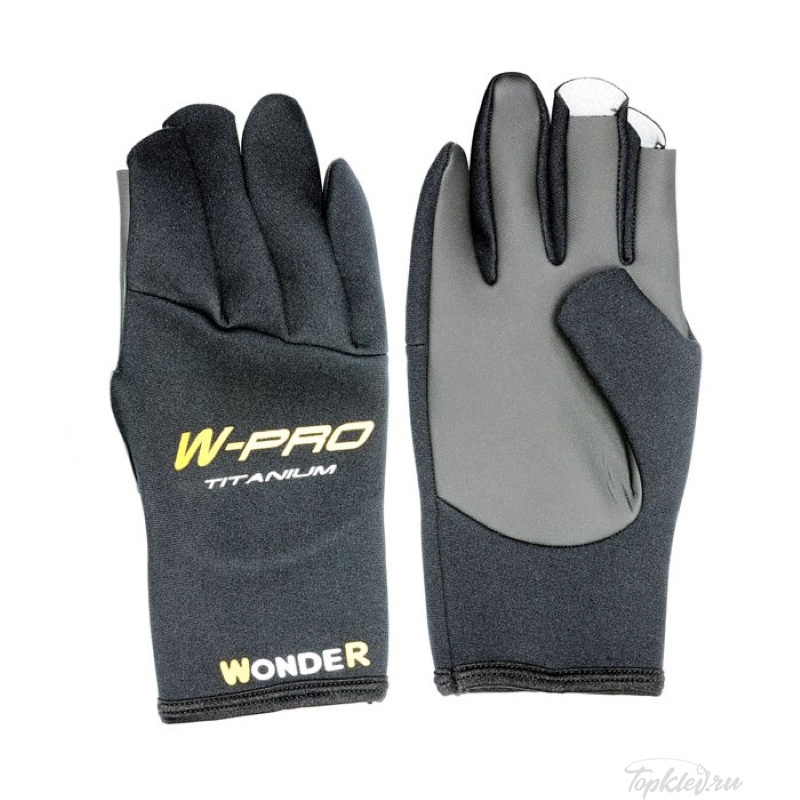 Перчатки неопреновые Wonder W-PRO WG-FGL012 (чёрные), р. M