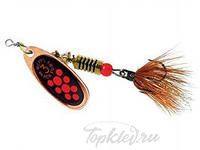 Блесна вращающаяся Mepps "Black Fury ORANGE MCH CU" (2г) блистер №0