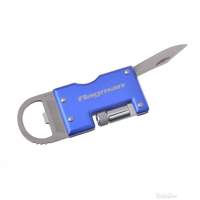 Брелок-открывалка с фонариком Flagman