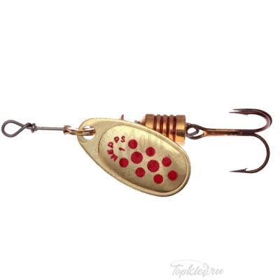 Блесна вращающаяся Mepps "Comet PTS Rouges OR" блистер №1