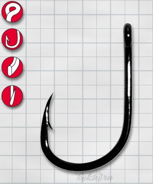 Крючок Gamakatsu A1 G-Carp Specialist №6 (10шт.) 147175