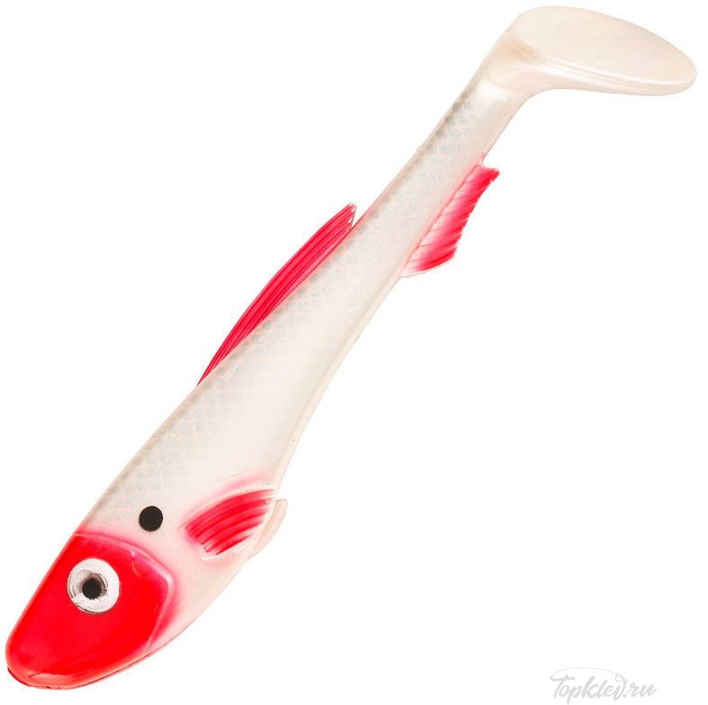 Приманка мягкая Abu Garcia Beast Paddle Tail 21 см Red Head