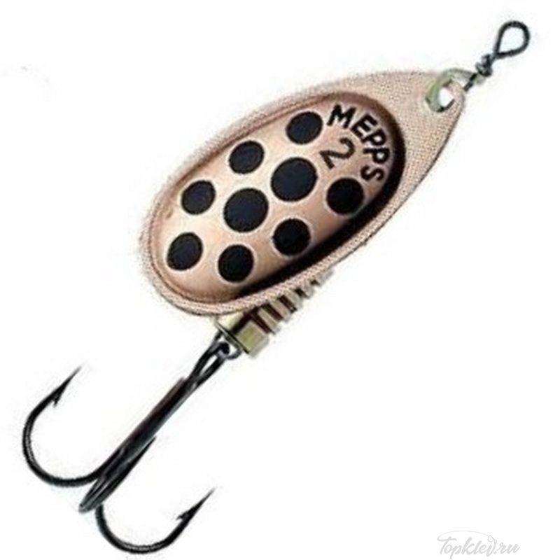 Блесна Mepps Aglia PTS Black 2 C ( уп.5шт.)