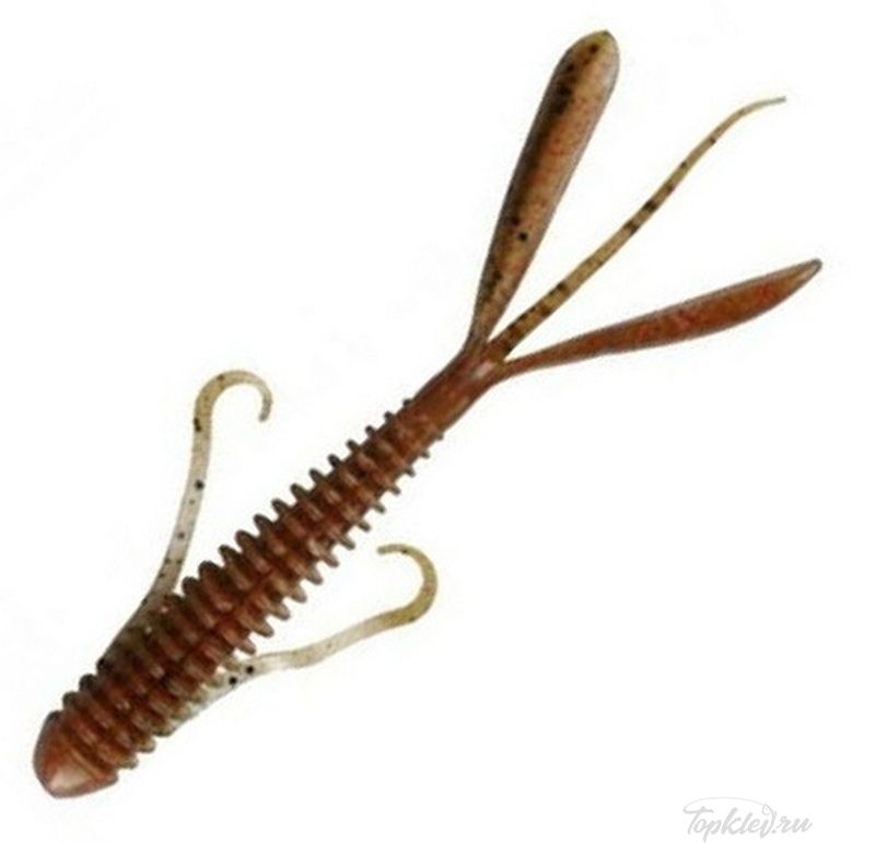 Приманка силиконовая Keitech Hog Impact 4" #404 Red Crawdad