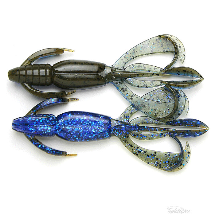 Приманка силиконовая Keitech Crazy Flapper 3.6" #402 Okeechobee Craw