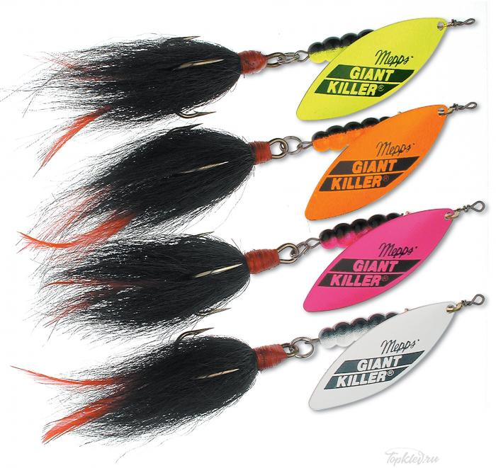 Блесна вращающаяся Mepps "Giant Killer ROSE" №5 блистер