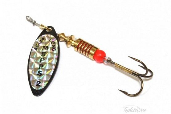 Блесна вращающаяся Mepps "Longue Rainbo NR" блистер №2 (7г)