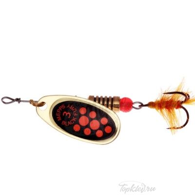 Блесна вращающаяся Mepps "Black Fury ORANGE MCH OR" блистер №3