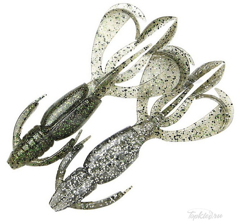 Приманка силиконовая Keitech Crazy Flapper 2.8" #460 Silver Flash Craw