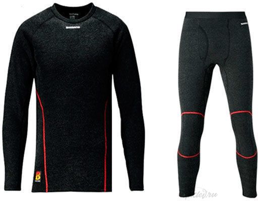 Термобелье комплект Shimano Nexus IN-020Q/025Q XL BK (STRV +2,5)