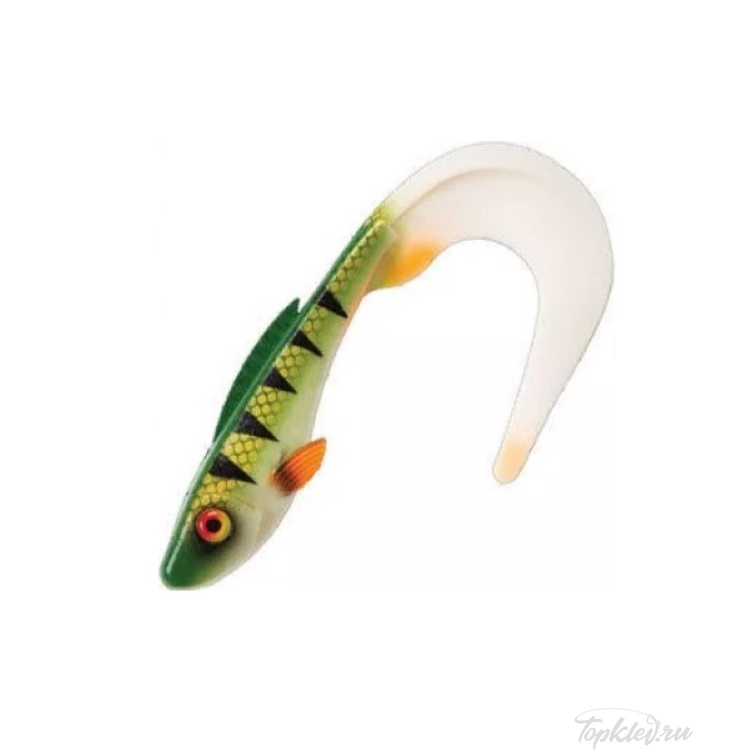 Приманка мягкая Abu Garcia Beast Curl Tail 210mm Redfin Perch